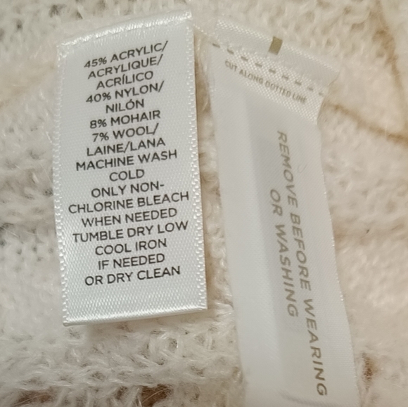 S💥LOFT Ivory Cream Knit Sweater - Picture 8 of 9